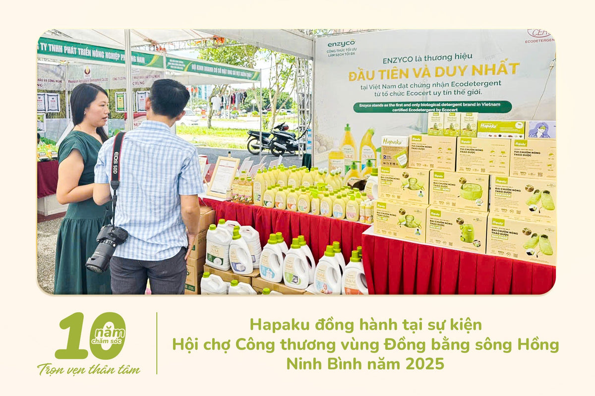 HAPAKU ĐỒNG HÀNH TẠI HỘI CHỢ HỮU CƠ CHÂU Á – NINH BÌNH 2025