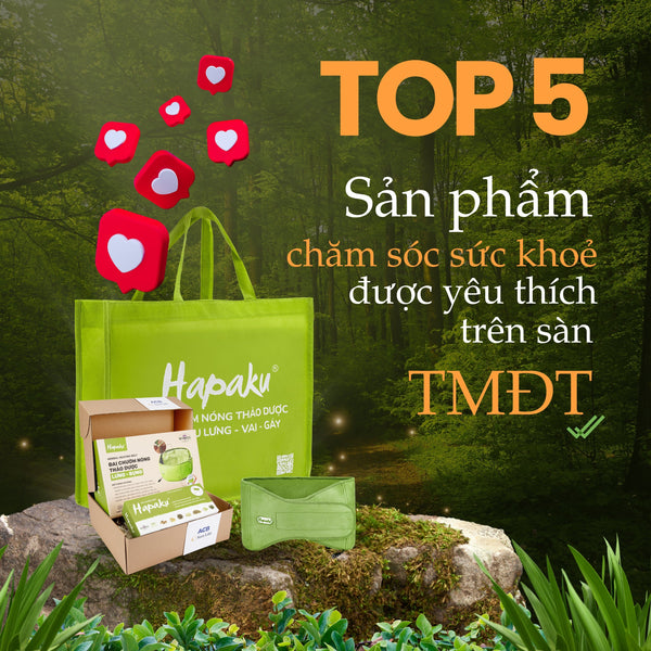 Top 5 Sản Phẩm Chăm Sóc Sức Khỏe Được Yêu Thích Nhất Của Hapaku trên sàn TMĐT – Tự Nhiên, An Toàn & Hiệu Quả