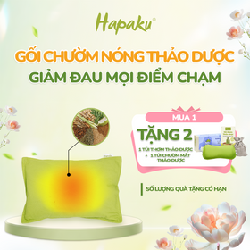 Gối Chườm Thảo Dược Đa Năng Hapaku - Làm Nóng Bằng Điện