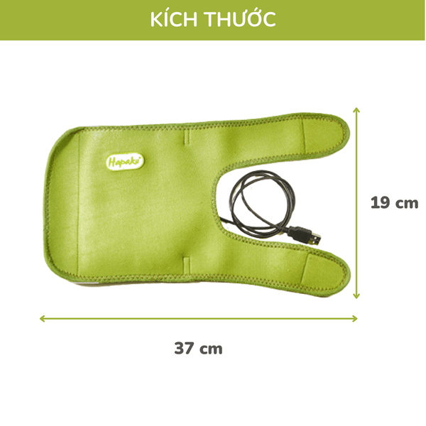 Đai Chườm Thảo Dược Khuỷu Tay Hapaku - Làm Nóng Bằng Điện