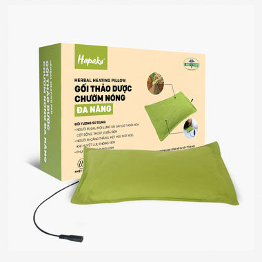 Gối Chườm Thảo Dược Đa Năng Hapaku - Làm Nóng Bằng Điện