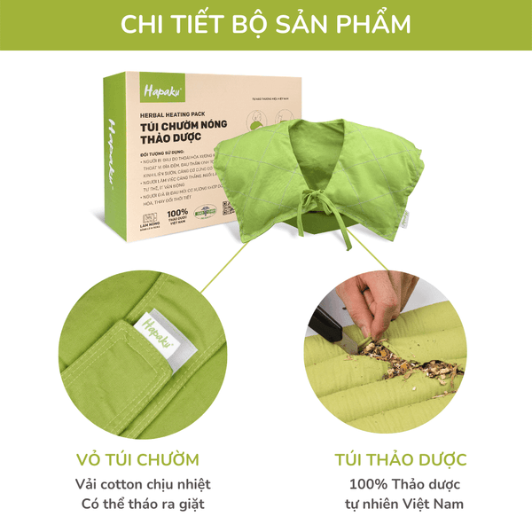 Hộp quà hội khóa, họp lớp, kỉ niệm ngày ra trường tri ân thầy cô, bạn bè từ Túi chườm thảo dược Hapaku