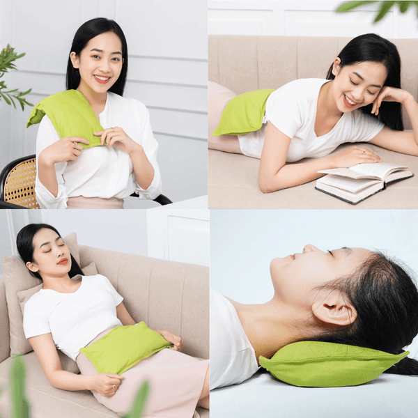 Set quà 8/3 sức khỏe Túi chườm thảo dược Hapaku