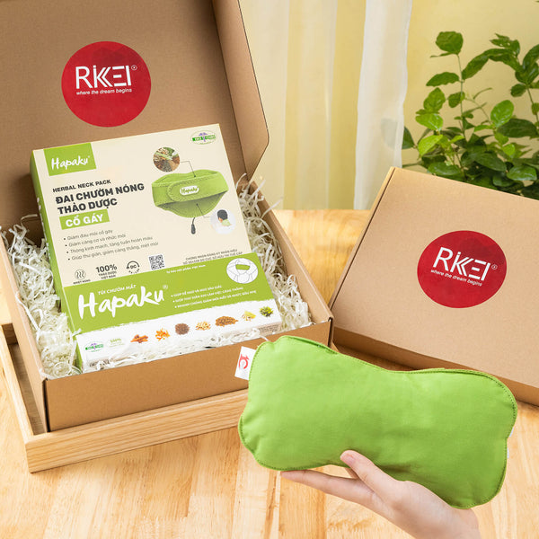 Quà tặng khuyến mãi độc đáo, mới lạ dành cho doanh nghiệp bằng Túi chườm mắt thảo dược Hapaku
