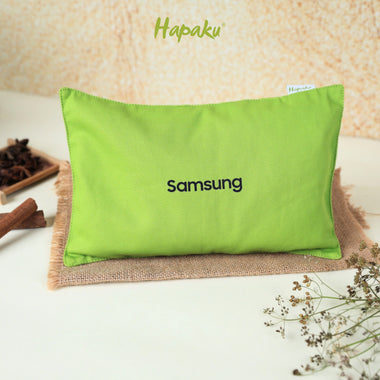 Gối Thêu Tên, Logo & Thông Điệp Cá Nhân Hapaku