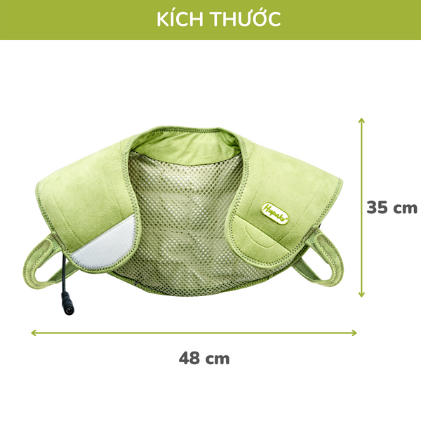 Đai Chườm Thảo Dược Vai Gáy Cổ Hapaku - Làm Nóng Bằng Điện