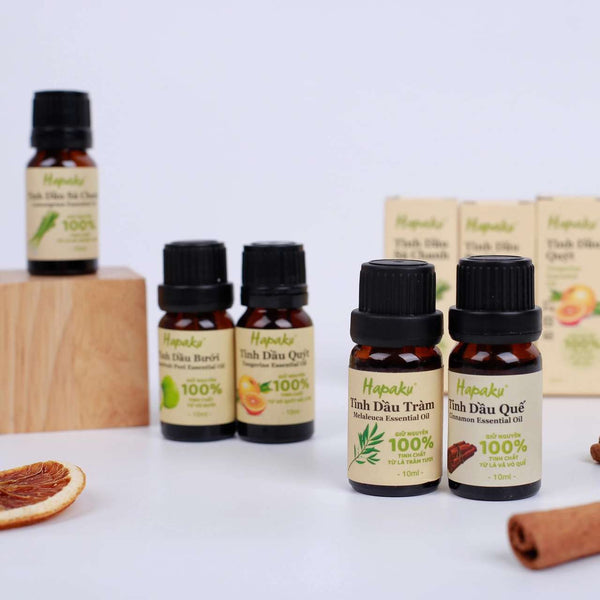 Combo 5 Lọ Tinh Dầu Tự Nhiên Nguyên Chất