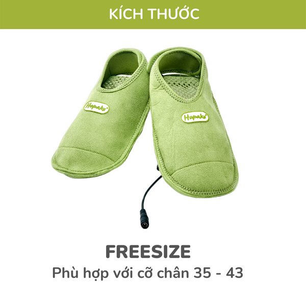 Đai Chườm Thảo Dược Bàn Chân Hapaku - Làm Nóng Bằng Điện
