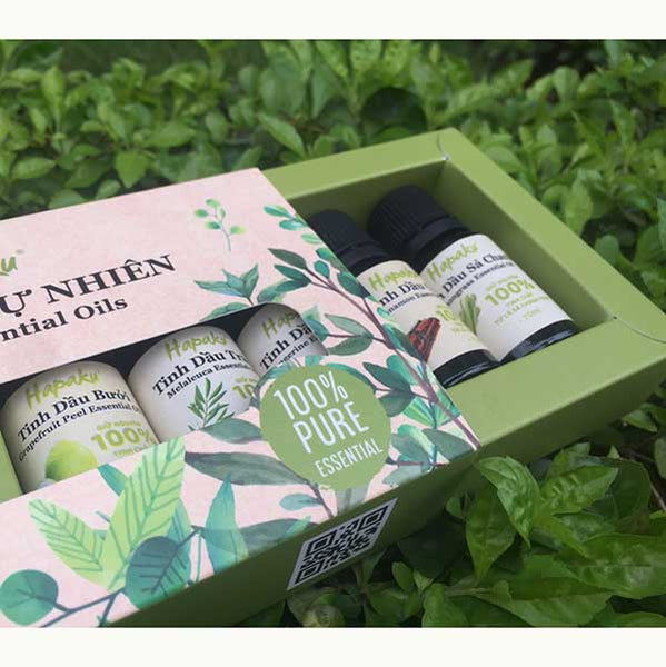 Combo 5 Lọ Tinh Dầu Tự Nhiên Nguyên Chất
